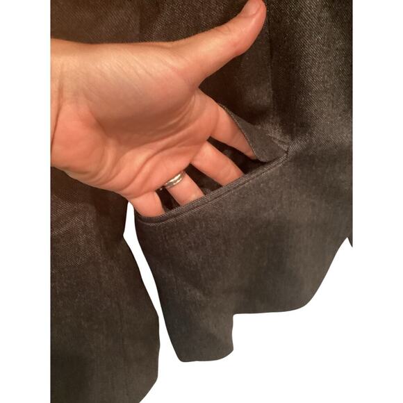 J.Crew Womens Wool School Boy Blazer Size 2 Grey Gold Button Old Money Preppy - Picture 7 of 9